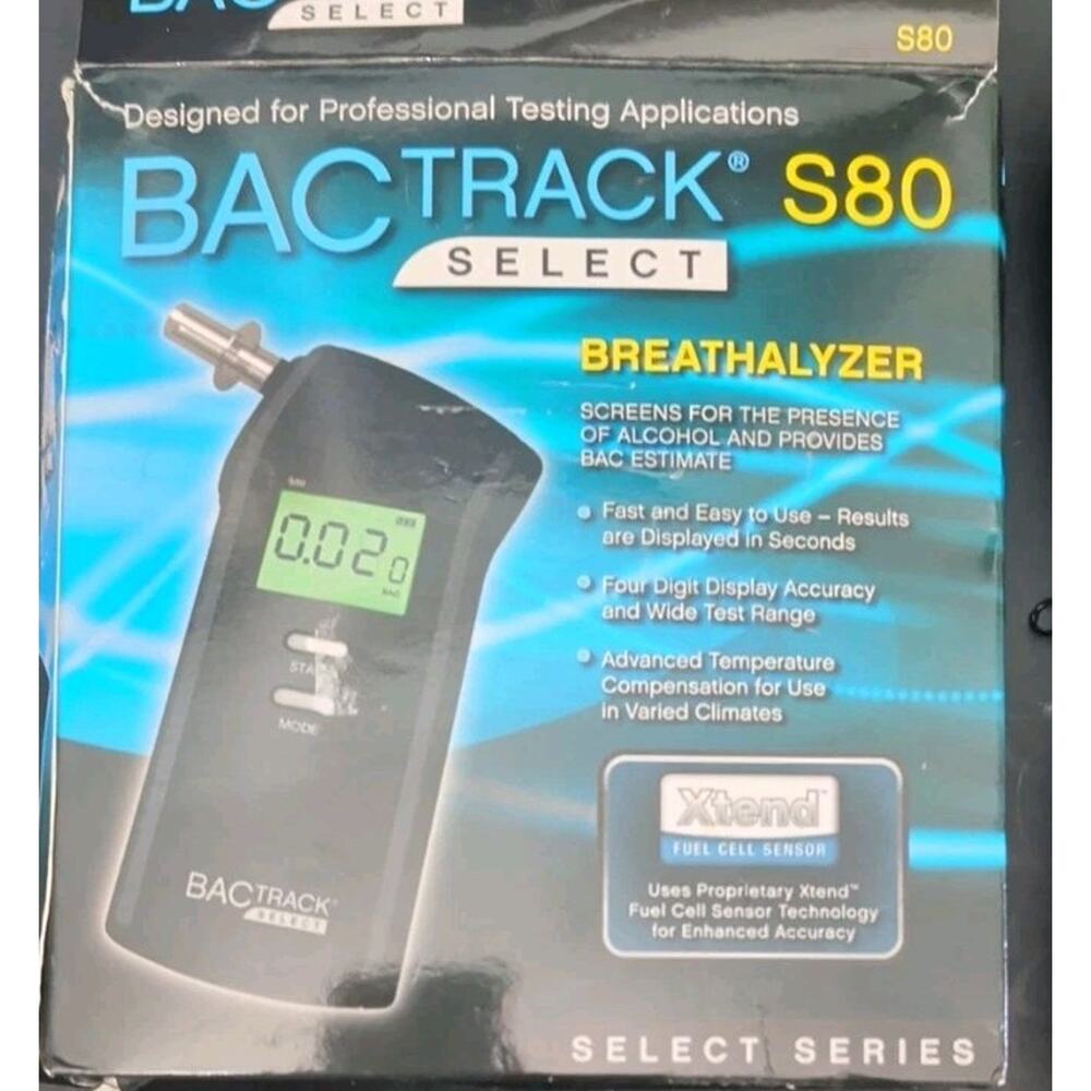 BACtrack S80 Pro Portable Breathalyzer Open Box Tested
